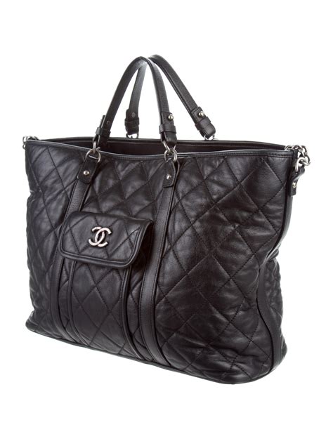 online chanel bag shopping|large zipped shopping bag Chanel.